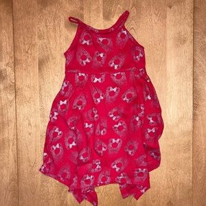 Disney Red and Silver Minnie Mouse Dress